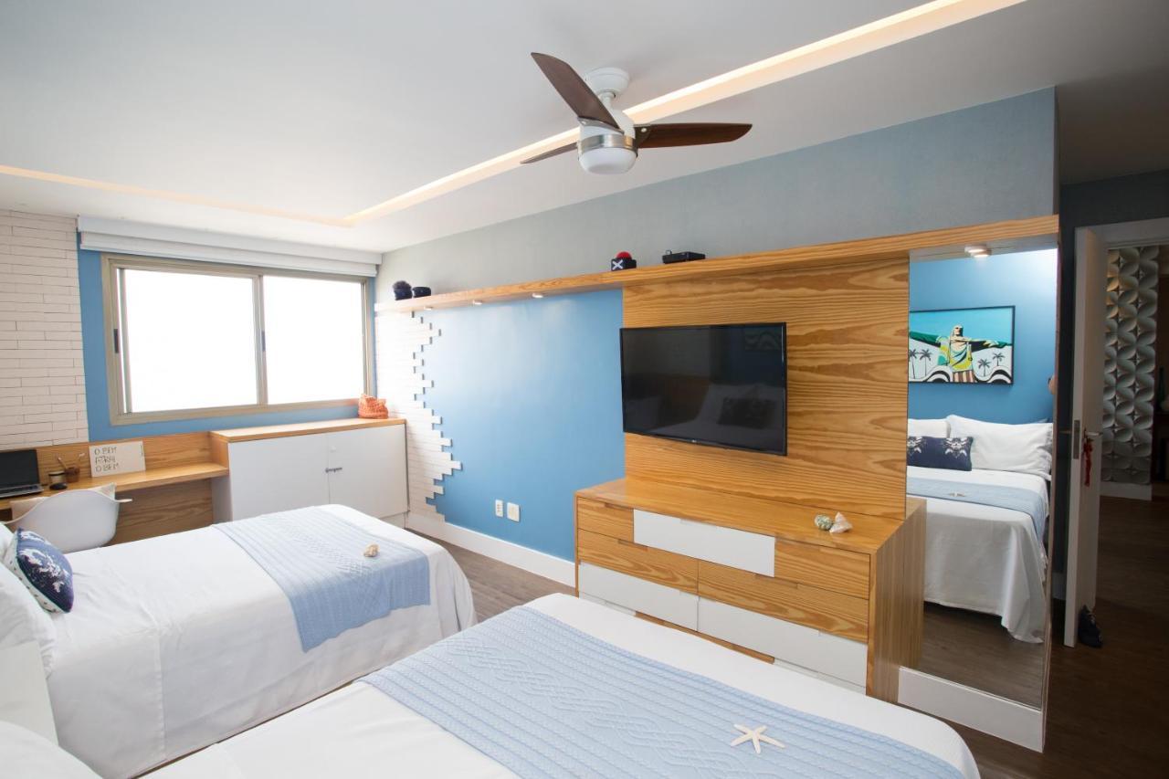 Barra Da Tijuca De Frente Para O Mar - 2 Suites Ate 6 Pessoas Em Camas Rio de Janeiro Zewnętrze zdjęcie